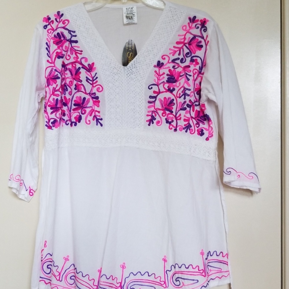 Floral tunic